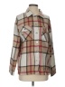 Identify 100% Polyester Plaid Brown Long Sleeve Blouse Size S - photo 1