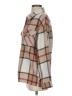 Identify 100% Polyester Plaid Brown Long Sleeve Blouse Size S - photo 5