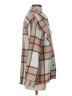 Identify 100% Polyester Plaid Brown Long Sleeve Blouse Size S - photo 4