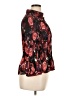 Bethany Floral Burgundy 3/4 Sleeve Blouse Size 16 - photo 4