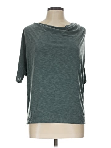 Green Envelope 3/4 Sleeve Top (view 1)