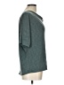 Green Envelope Teal 3/4 Sleeve Top Size L - photo 4