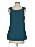 Mossimo 100% Polyester Teal Tank Top Size S - photo 2
