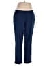 Purejill Solid Blue Casual Pants Size XL - photo 1