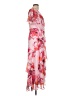 Hutch 100% Polyester Floral Pink Cocktail Dress Size L (petite) - photo 4