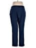 Purejill Solid Blue Casual Pants Size XL - photo 2