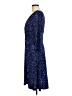 Chaps Animal Print Blue Casual Dress Size M - photo 5