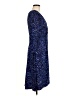 Chaps Animal Print Blue Casual Dress Size M - photo 4
