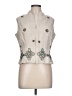 Jade Melody Tam 100% Linen Tan Vest Size 12 - photo 1