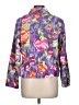 Coldwater Creek 100% Cotton Print Purple Jacket Size L (petite) - photo 2