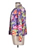 Coldwater Creek 100% Cotton Print Purple Jacket Size L (petite) - photo 5