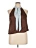 Unbranded 100% Polyester Brown Sleeveless Blouse Size XL - photo 1