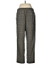 Joe Fresh 100% Polyester Print Gray Casual Pants Size M - photo 2