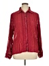 Notations Red Long Sleeve Blouse Size XL - photo 1