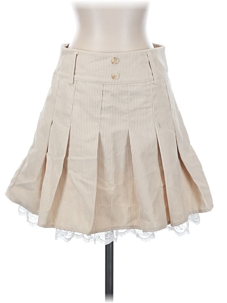 Pre-owned Shein Casual Skirt In Tan