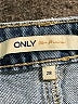 Only Floral Blue Denim Shorts Size 28 waist - photo 3