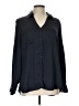 Express 100% Polyester Black Long Sleeve Blouse Size L - photo 1