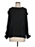 INA Black Long Sleeve Blouse Size M - photo 1