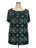 Cato Teal Short Sleeve Top Size 18 - photo 1