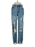 Refuge 100% Cotton Hearts Blue Jeans Size 3 - photo 1