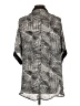 Silence and Noise 100% Polyester Black Kimono Size L - photo 2