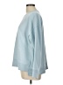 DKNY Solid Blue Sweatshirt Size L - photo 5
