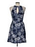 Aqua Polka Dots Blue Cocktail Dress Size L - photo 2