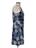 Aqua Polka Dots Blue Cocktail Dress Size L - photo 4