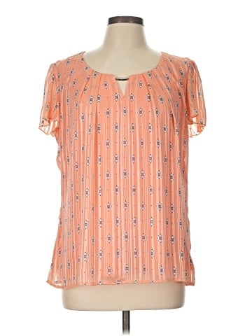 Sara Michelle Short Sleeve Blouse (view 1)