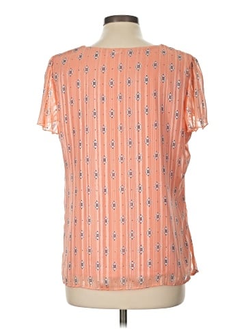 Sara Michelle Short Sleeve Blouse (view 2)