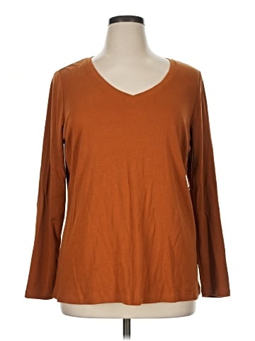 St. John's Bay 3/4 Sleeve T-Shirt (view 1)