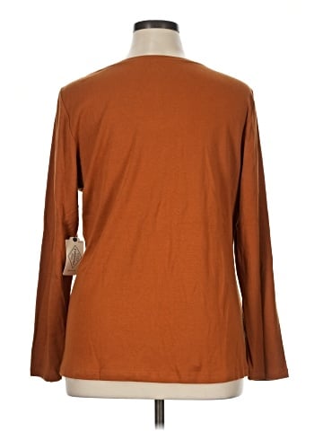 St. John's Bay 3/4 Sleeve T-Shirt (view 2)