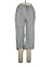 Angie 100% Rayon Stripes Gray Casual Pants Size XL - photo 1