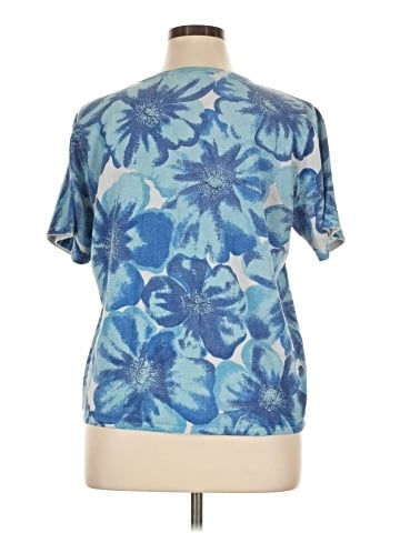 Nina Leonard Short Sleeve Top (view 2)