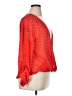 Decree Red 3/4 Sleeve Blouse Size XL - photo 4