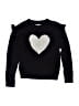 Epic Threads Hearts Black Pullover Sweater Size 7 - 8 - photo 1