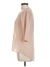Sandro Ferrone 100% Polyester Tan 3/4 Sleeve Blouse Size L - photo 5