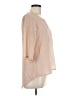 Sandro Ferrone 100% Polyester Tan 3/4 Sleeve Blouse Size L - photo 4