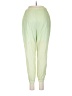 Tic : Toc 100% Polyester Color Block Green Casual Pants Size S - photo 2