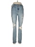 STUDIO BLUE Hearts Blue Jeans Size 31 waist - photo 1