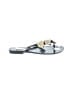 Melissa Silver Flip Flops Size 8 - photo 1