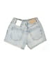 Zara Blue Denim Shorts Size 9 - 10 - photo 2