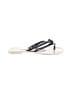 Melissa Silver Flip Flops Size 8 - photo 1