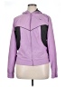 Nike 100% Polyester Color Block Purple Track Jacket Size L - photo 1