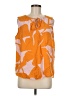 Tribal Orange Sleeveless Blouse Size M - photo 1