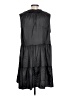 Renee C. Solid Black Casual Dress Size L - photo 2