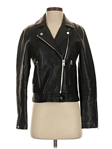 Topshop Faux Leather Jacket (view 1)