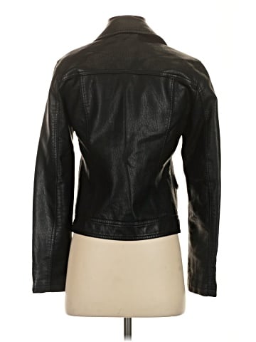 Topshop Faux Leather Jacket (view 2)