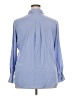 Nine West 100% Polyester Blue 3/4 Sleeve Blouse Size XXL Petite - photo 2