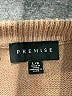 PREMISE Tan Pullover Sweater Size L - photo 7